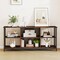 Costway 3-Tier TV Stand for TV's up to 65" Entertainment Media Center with Storage Basket